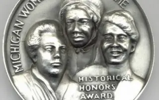 Original Michigan Women's Hall of Fame medallion design