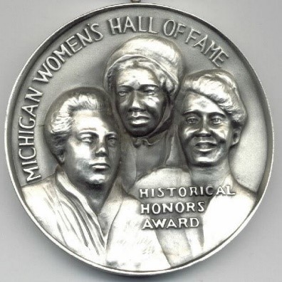Original Michigan Women's Hall of Fame medallion design