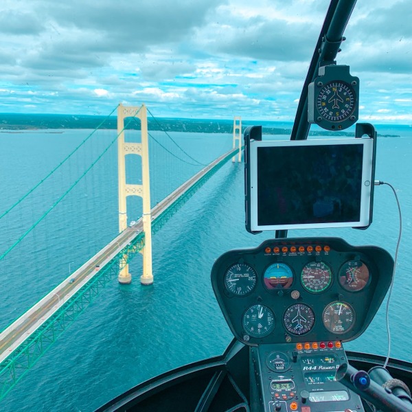 Mighty Mac by Helicopter
