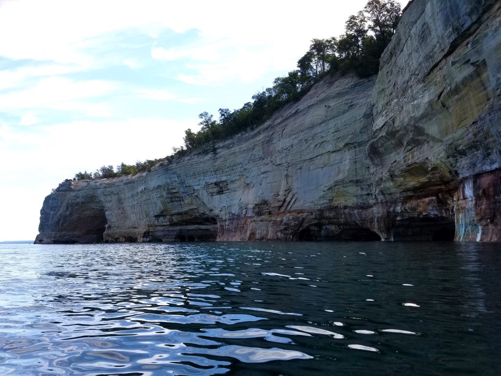 Photo of Pictured Rocks cliffs