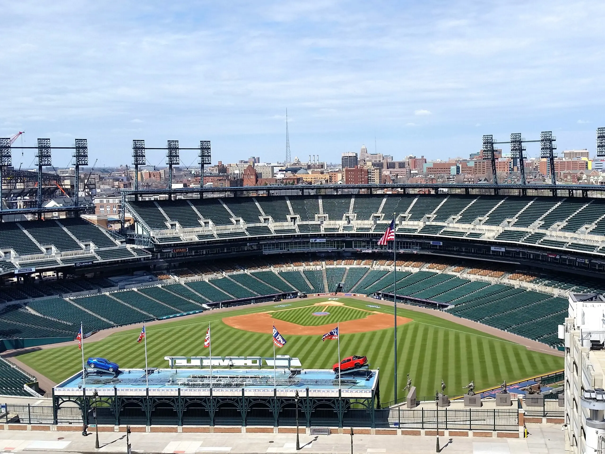 You'll soon be able to play a round of golf inside Comerica Park 