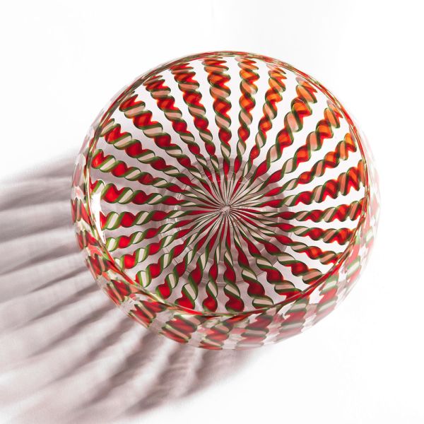 Candy Cane Bowl