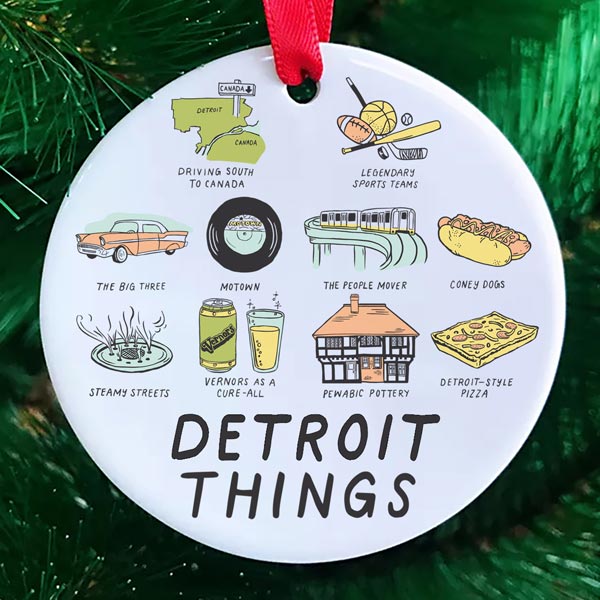 Detroit’s Favorite Things Ornament