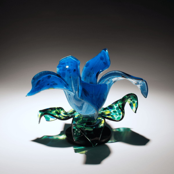 Winn Glass Flower Sculpture