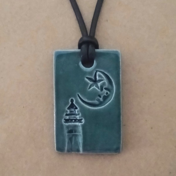 Half Moon Lighthouse Necklace