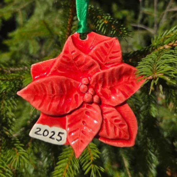 Poinsettia Ornament