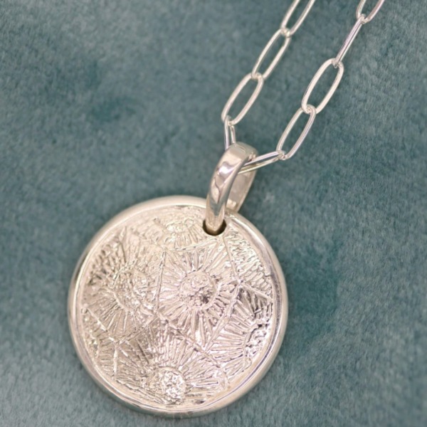 Silver Petoskey Necklace